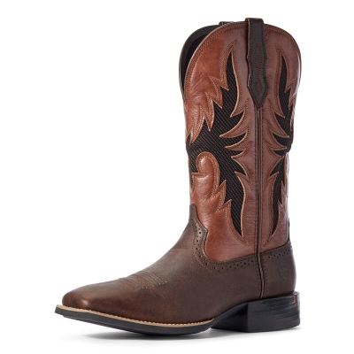 Ariat Western: Sport Breezy VentTEK Botas Western Hombre - Marrones (PWJIQ9385)